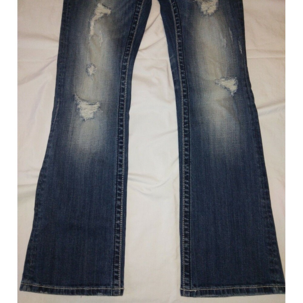 Miss Me Women’s Size 28 Denim Embellished Jeans JE5152B7R Bootcut Blue - Picture 4 of 9